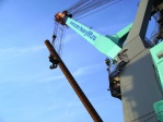 Floating crane "Bogatyr - 3", April - May 2009